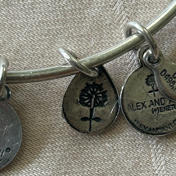 Alex and Ani Starfish Expandable bracelet in silver tone. - Picture 8 of 10